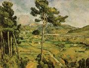 Paul Cezanne La Montagne Sainte-Victoire depuis Bellevue oil